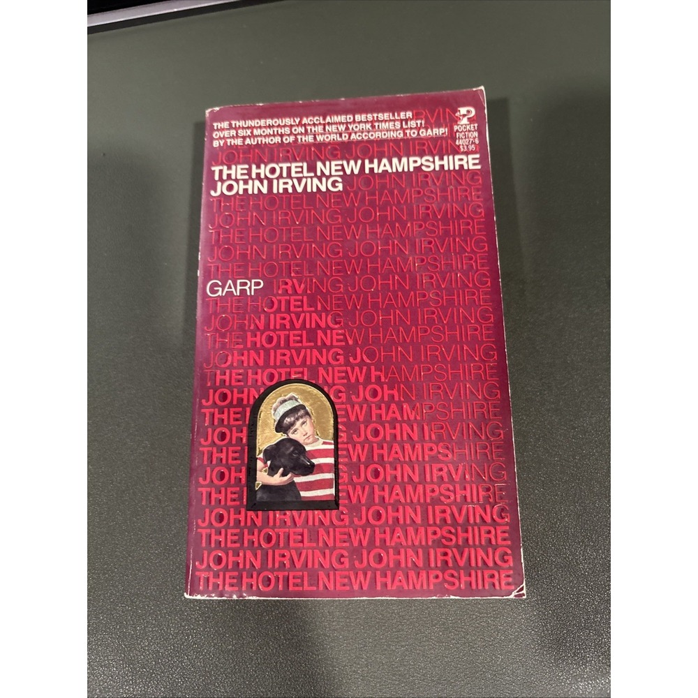 The Hotel New Hampshire John Irving 1982 Pocketbooks PB First Print Good